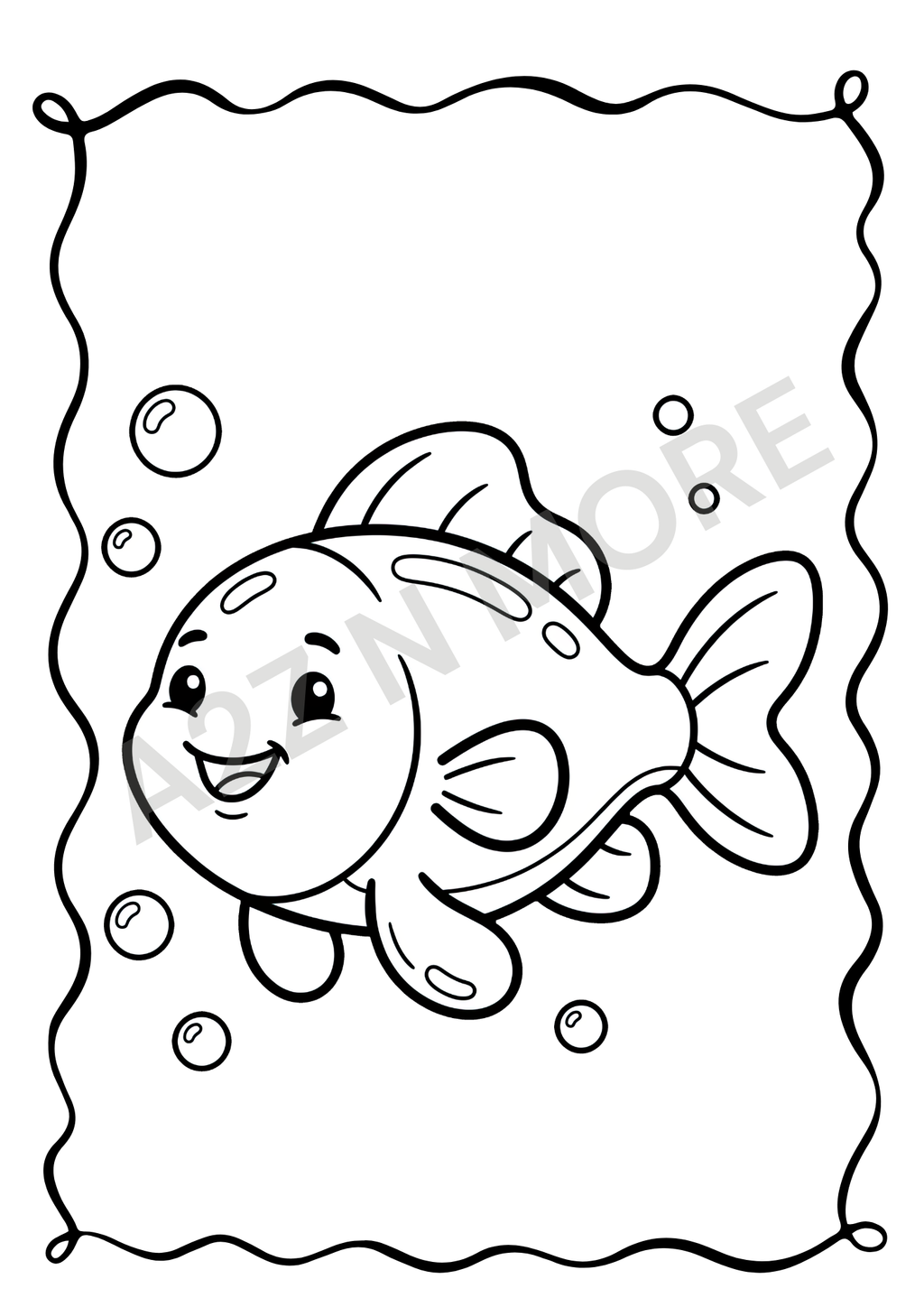 Color Everything – Printable Coloring Book PDF | Instant Download