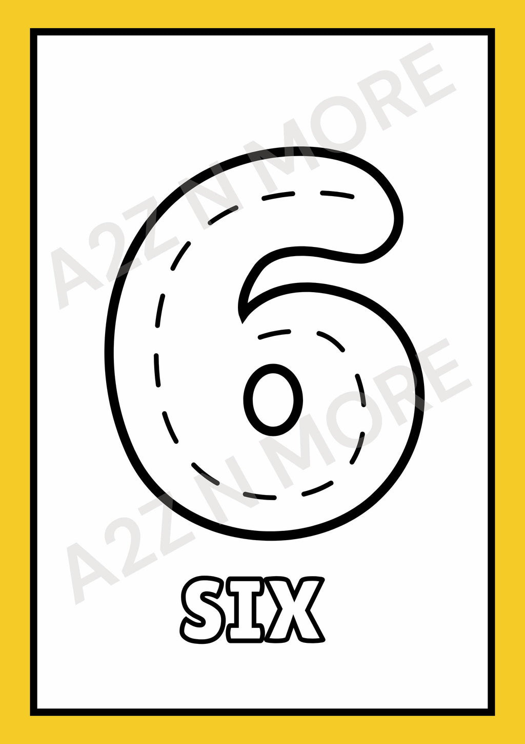 Numbers & Shapes Coloring Book for Kids | 23-Page Printable PDF | Digital Download