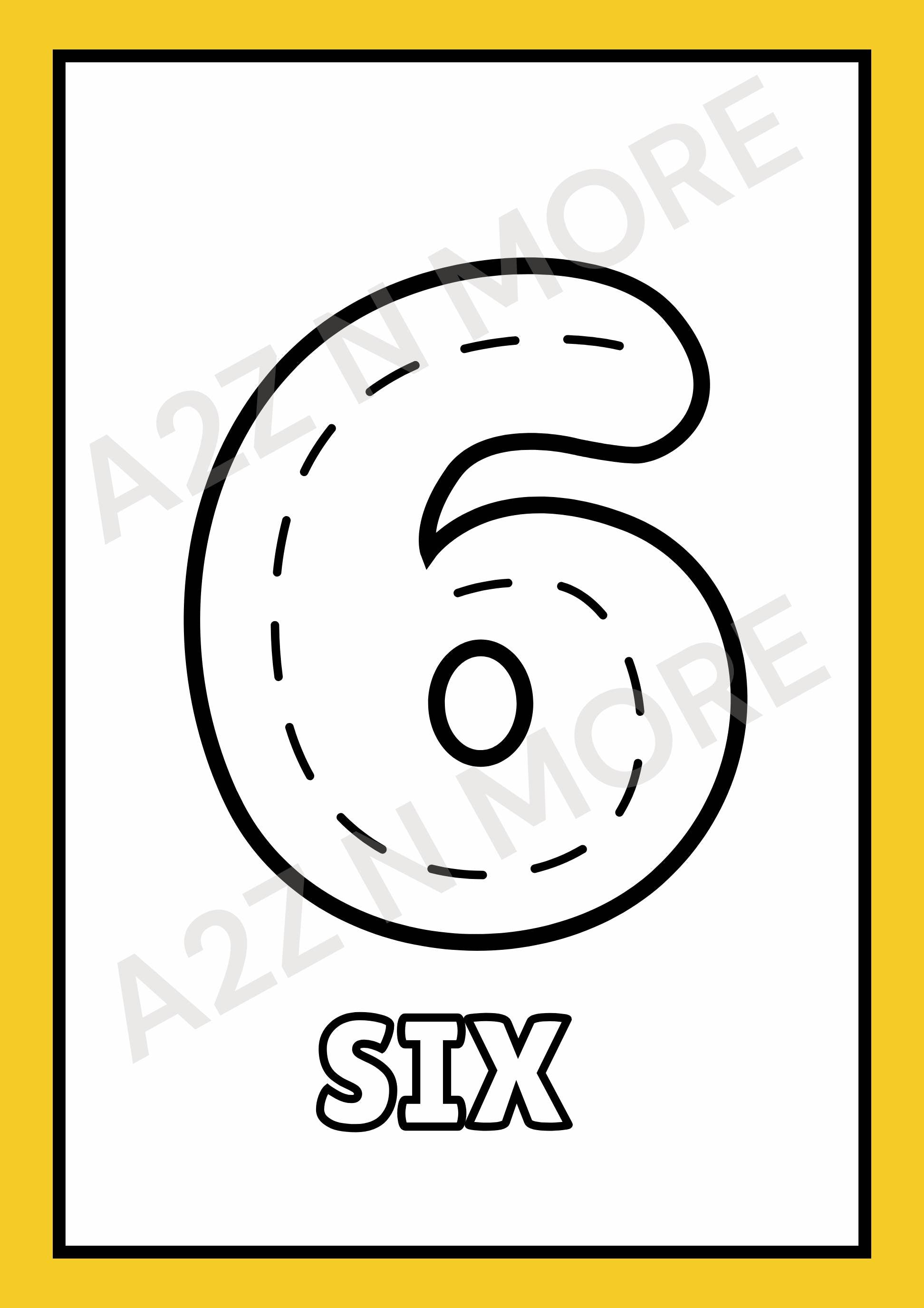 Numbers & Shapes Coloring Book for Kids | 23-Page Printable PDF | Digital Download