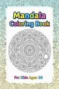 Mandala Coloring Book cover for ages 5-20